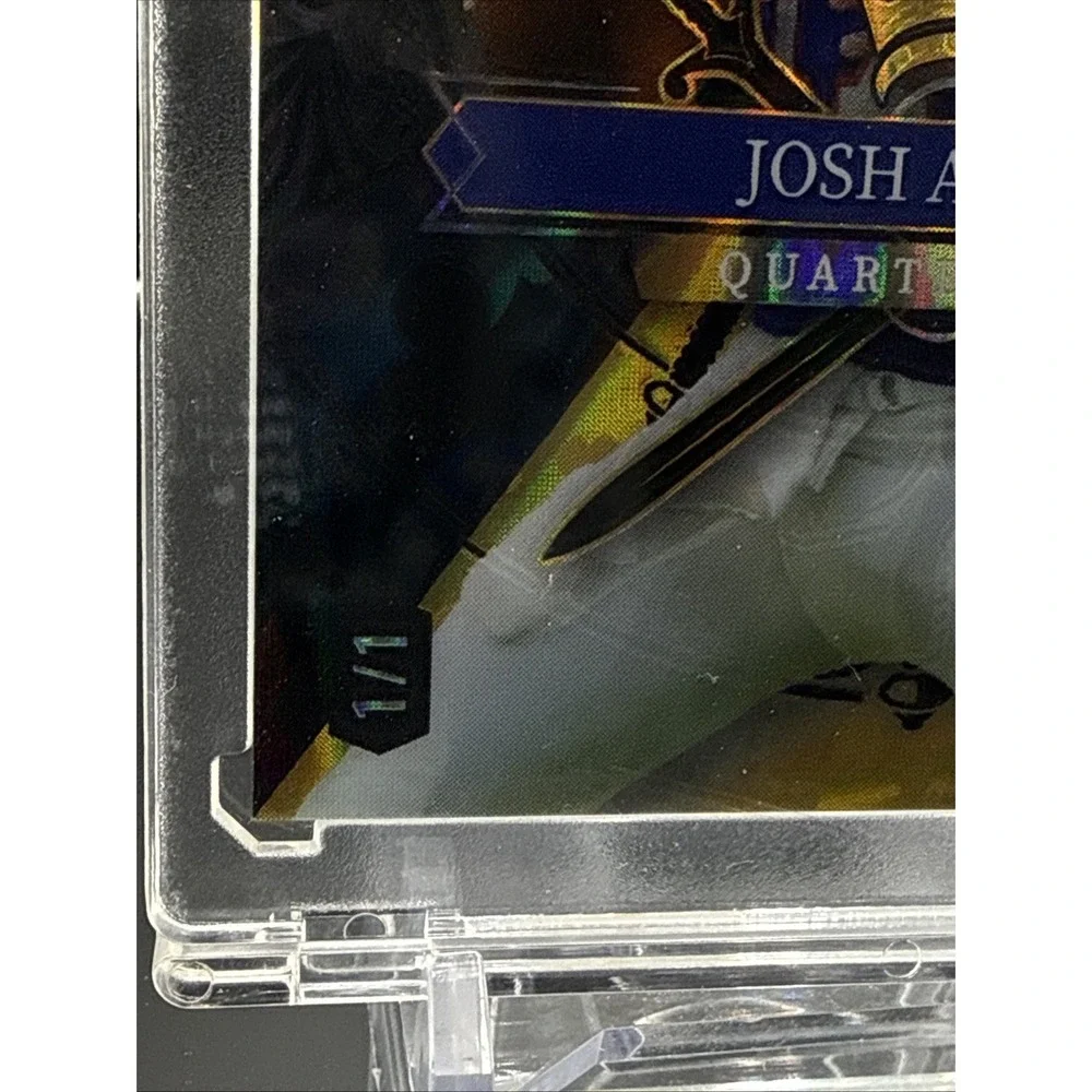 Wild Card 2024 Stacked Deck Jumbo Josh Allen Single Diagonal King 1/1